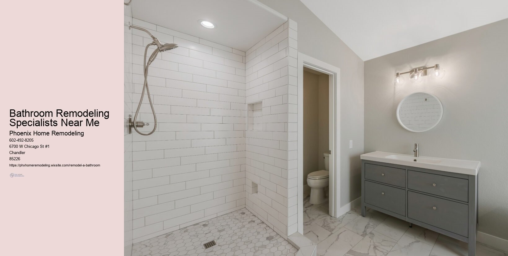 Bathroom Remodeling Specialists Near Me