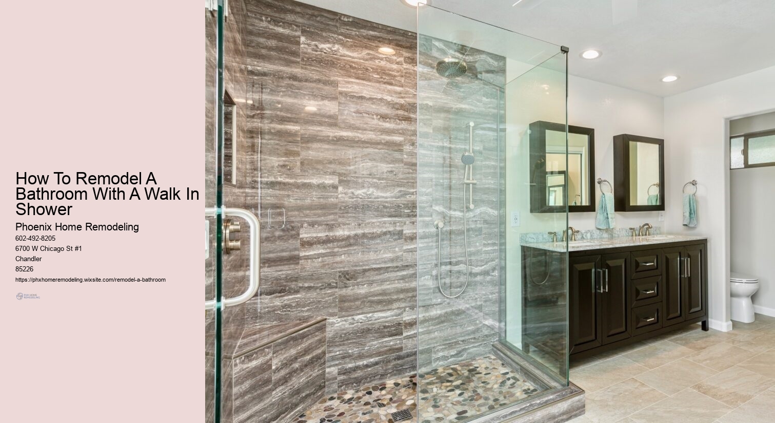 How To Remodel A Bathroom With A Walk In Shower